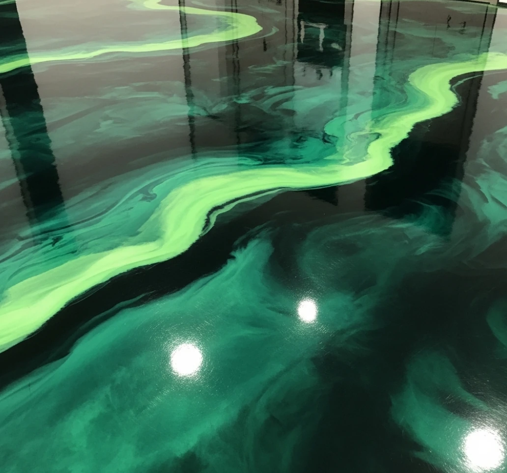 Premium finished floor showcase background